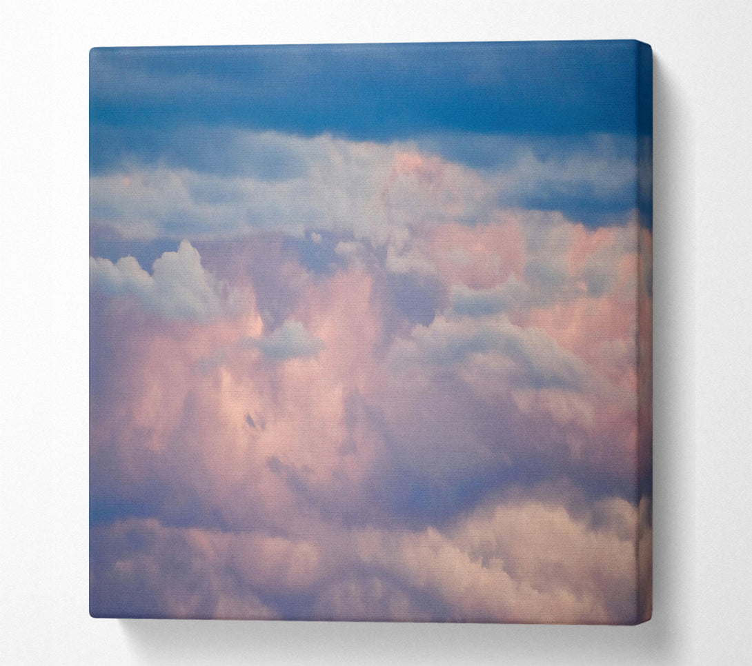  A Canvas Print of Pink And Blue Cloudscape Canvas Art