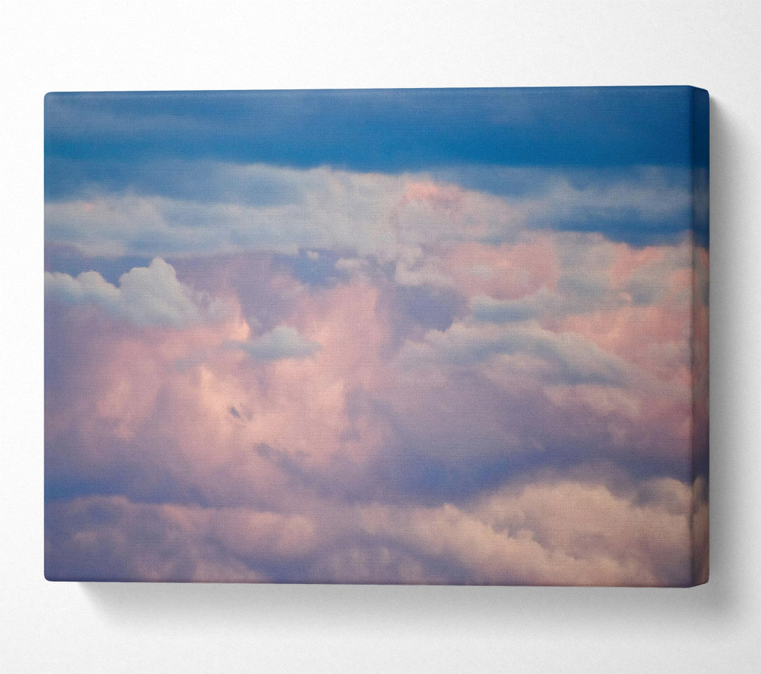  A Canvas Print of Pink And Blue Cloudscape Canvas Art