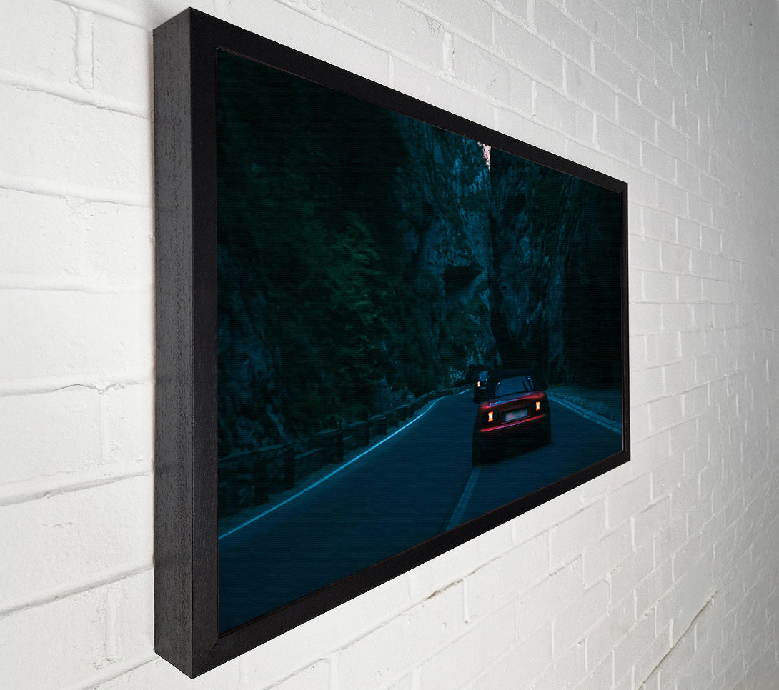  A Canvas Print of Red Light Canyon Drive Canvas Print