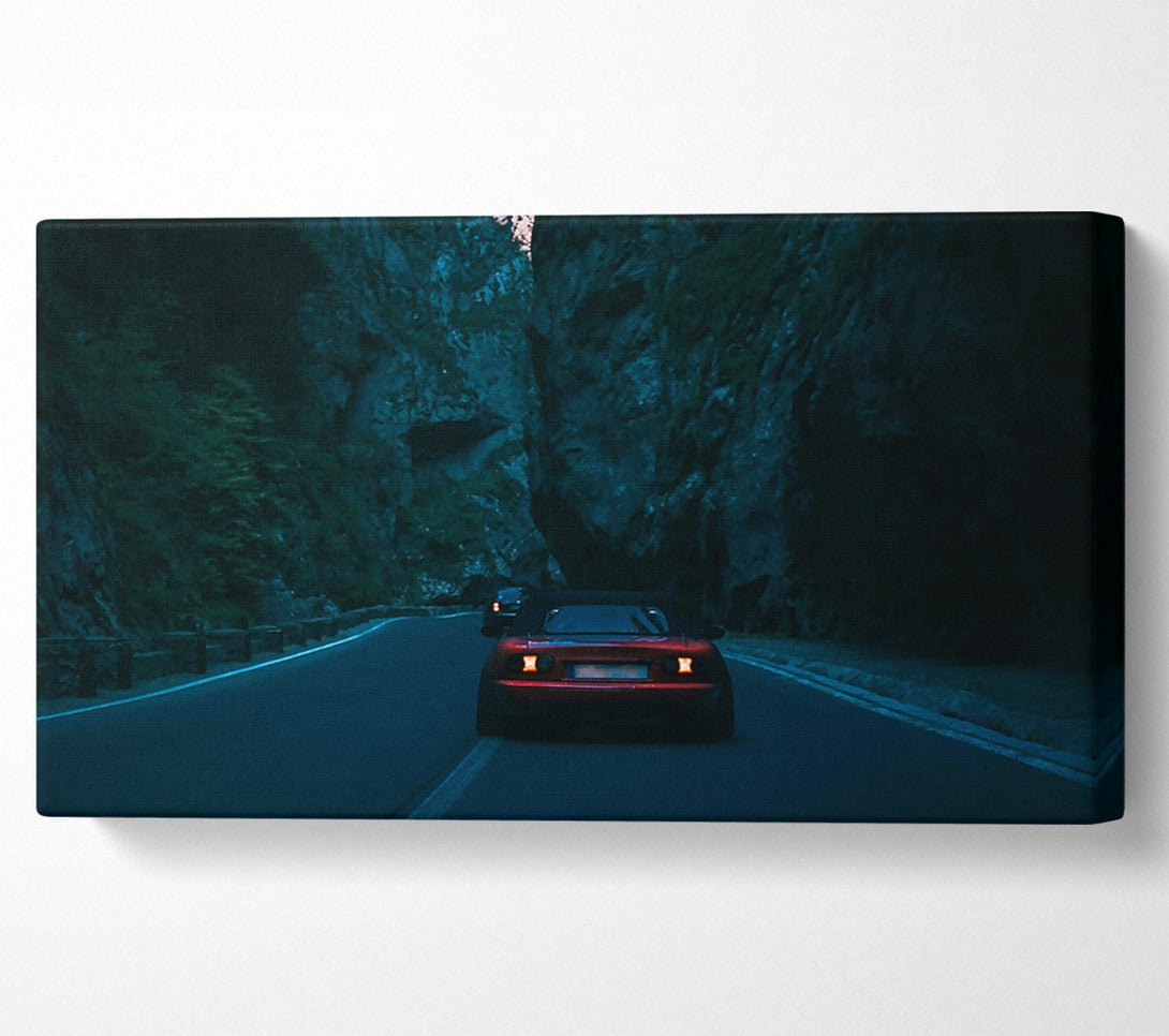  A Canvas Print of Red Light Canyon Drive Canvas Print
