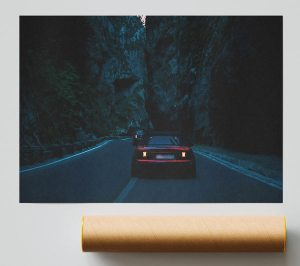 Red Light Canyon Drive Giclee Print