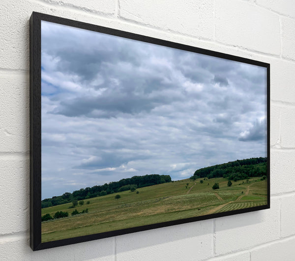 Gray Skies Over Green Fields.