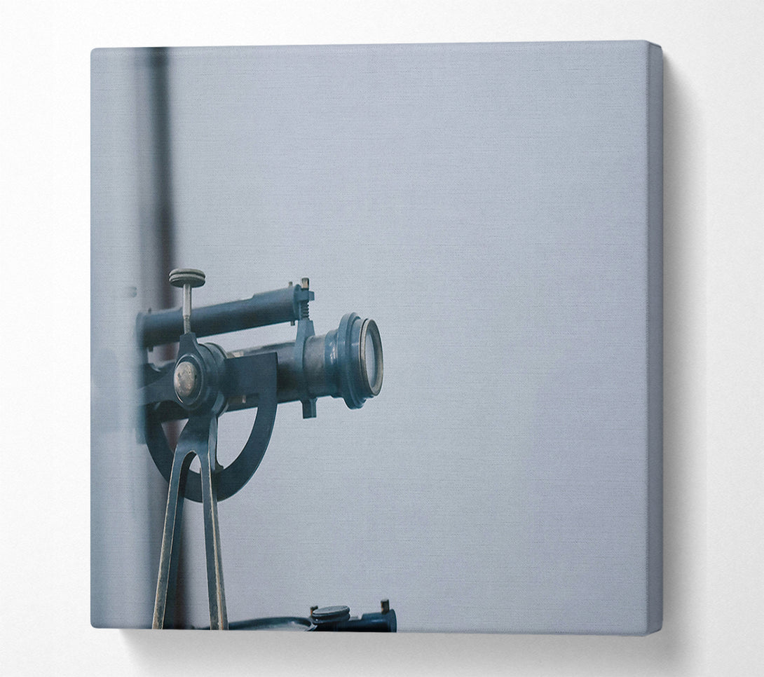  A Canvas Print of The Steel Gaze Canvas Print