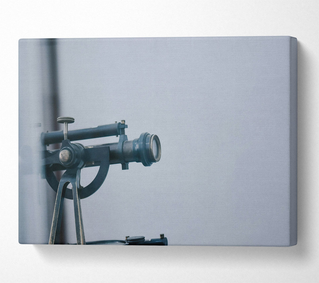  A Canvas Print of The Steel Gaze Canvas Print