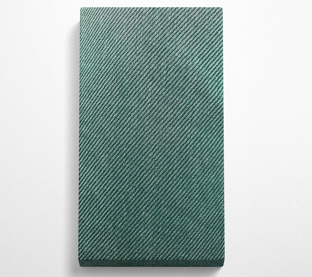  A Canvas Print of Teal Twill Texture Canvas Art