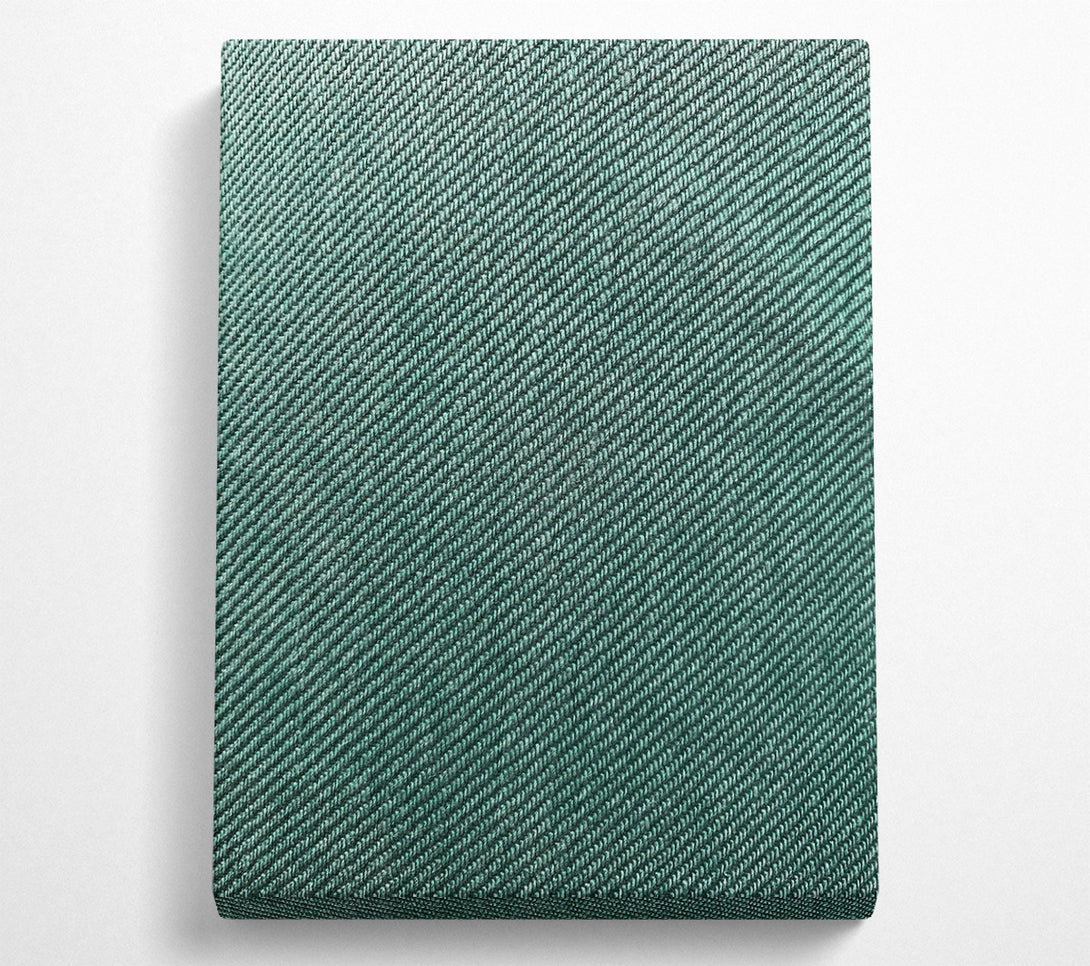  A Canvas Print of Teal Twill Texture Canvas Art