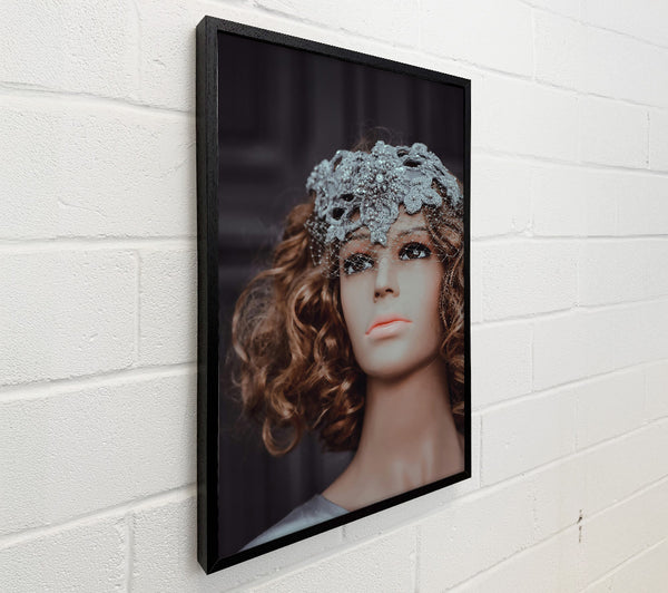 Silver Lace Veil