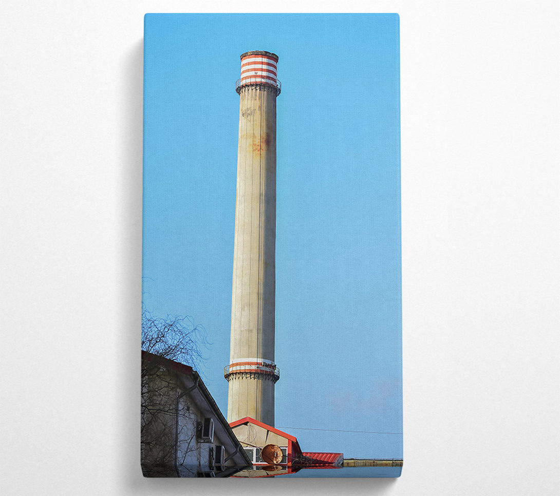  A Canvas Print of Red & Grey Chimney Canvas Wall Art
