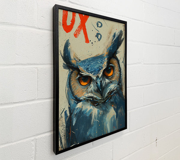 Owl Brush Strokes