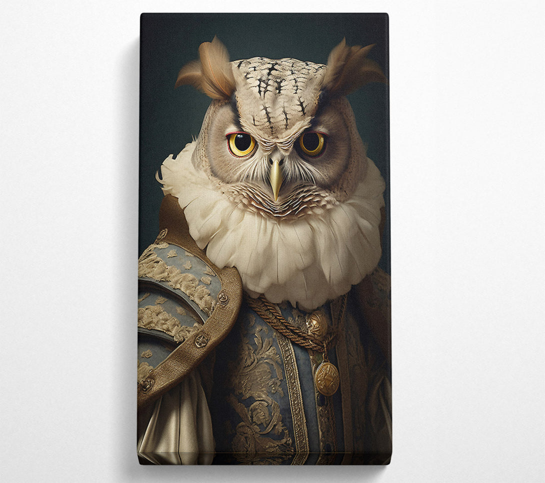  A Canvas Print of Owl Renaissance Canvas Print