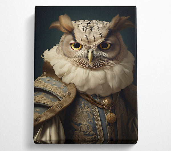  A Canvas Print of Owl Renaissance Canvas Print