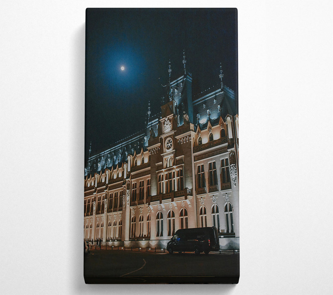  A Canvas Print of Golden Palace Moonlight Canvas Art