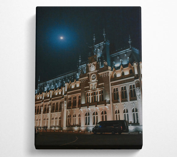  A Canvas Print of Golden Palace Moonlight Canvas Art