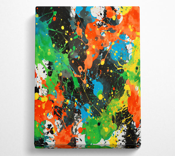  A Canvas Print of Paint Splash Canvas Wall Art