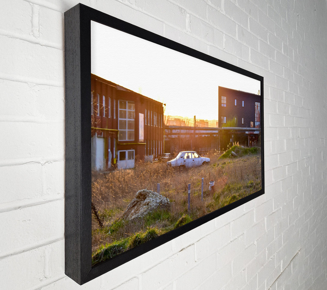  A Canvas Print of Golden Hour Rust Canvas Art