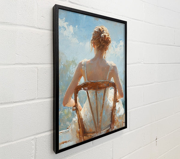 Painting Of Girl In A Chair
