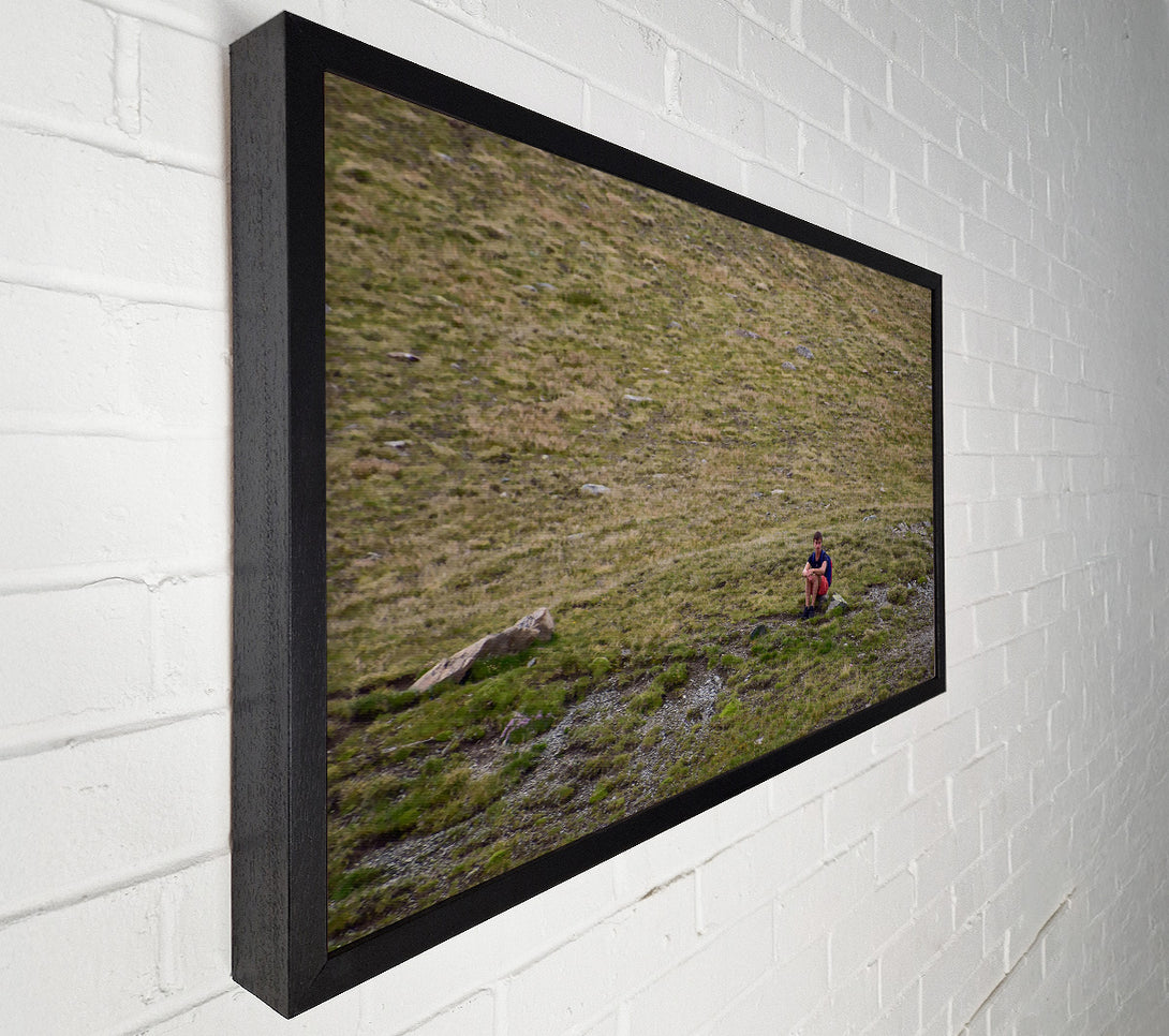  A Canvas Print of Green Solitude Canvas Print