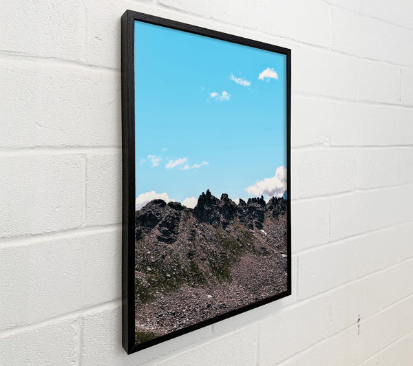 Blue Sky Mountain Peaks