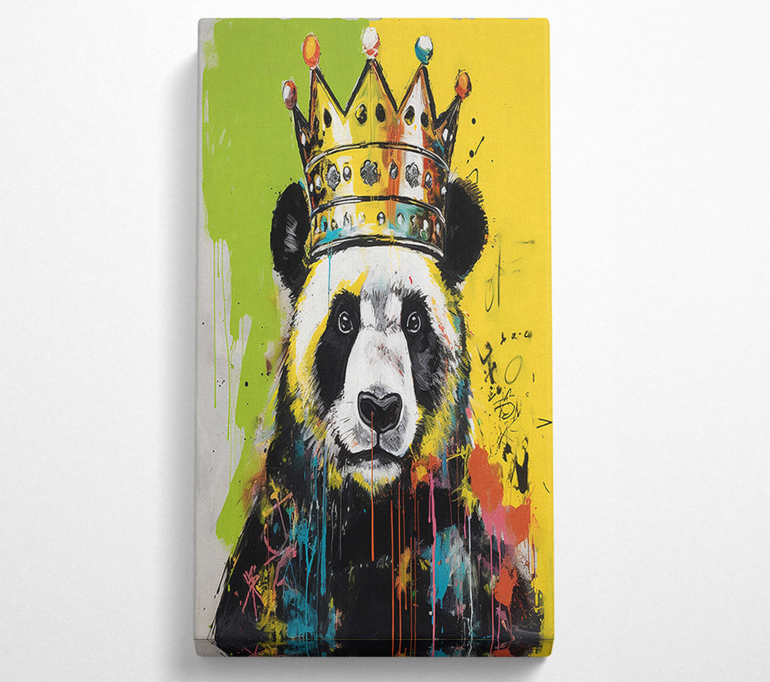  A Canvas Print of Panda King Urban Canvas Art