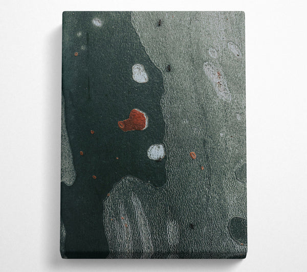  A Canvas Print of Dark Green Abstract Canvas Print