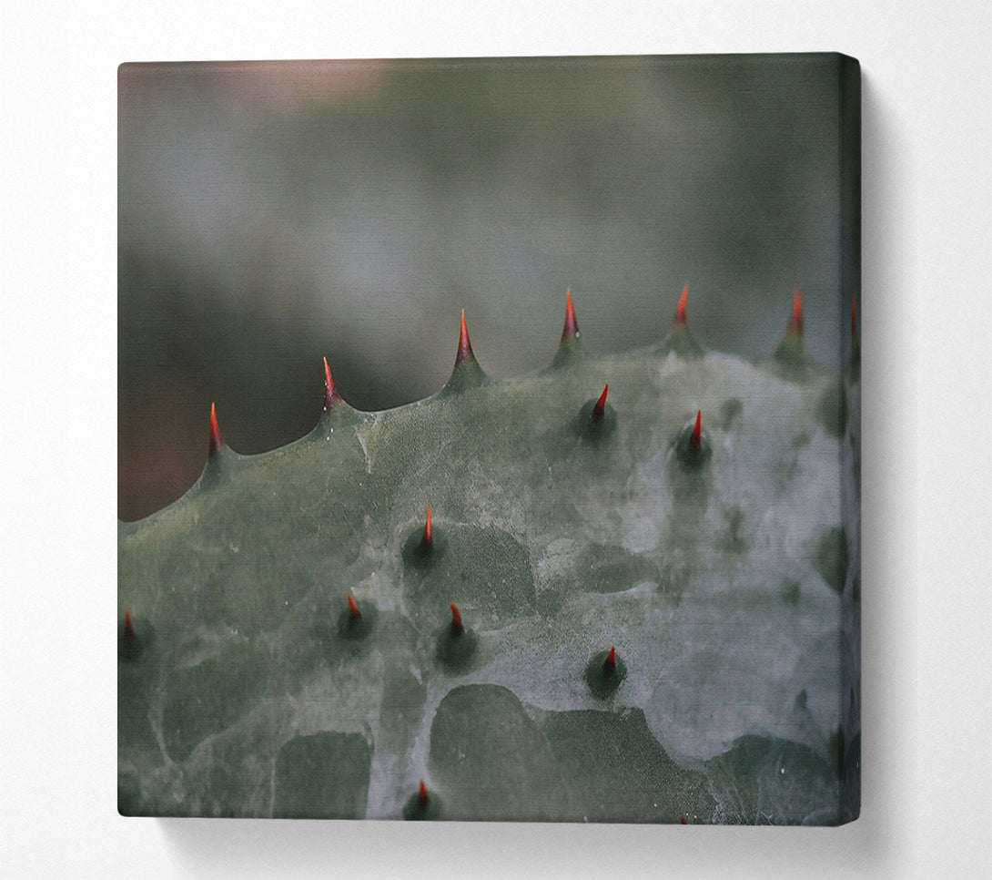  A Canvas Print of Green Spiked Texture Canvas Art