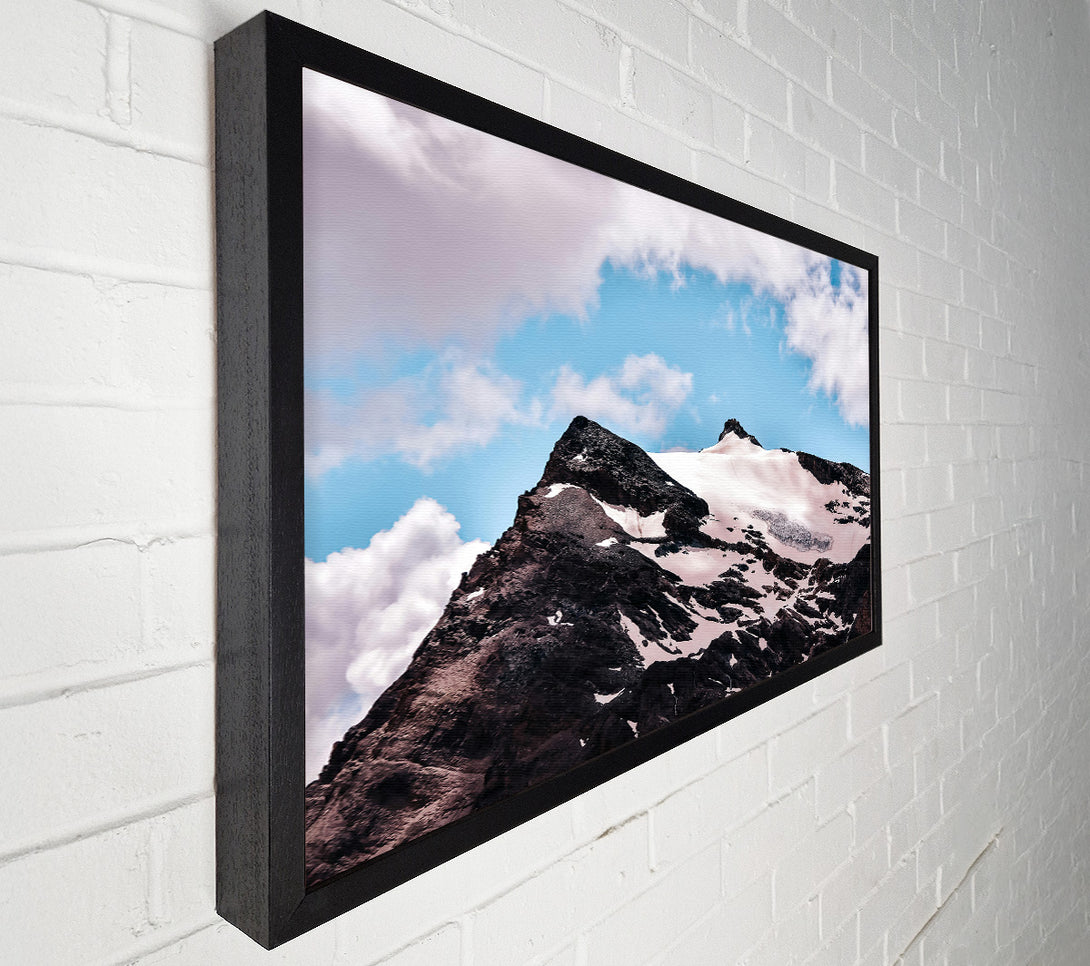  A Canvas Print of White Peak Solitude Canvas Art