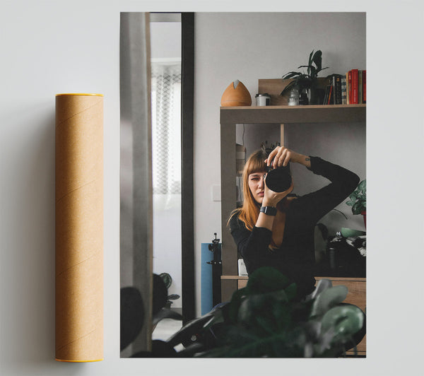 Black And Green Focus Poster