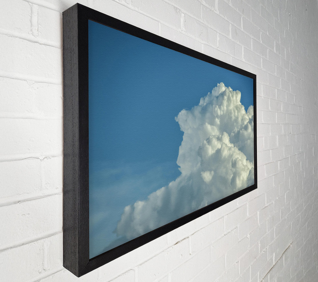  A Canvas Print of White Cumulus Cloudscape. Canvas Art