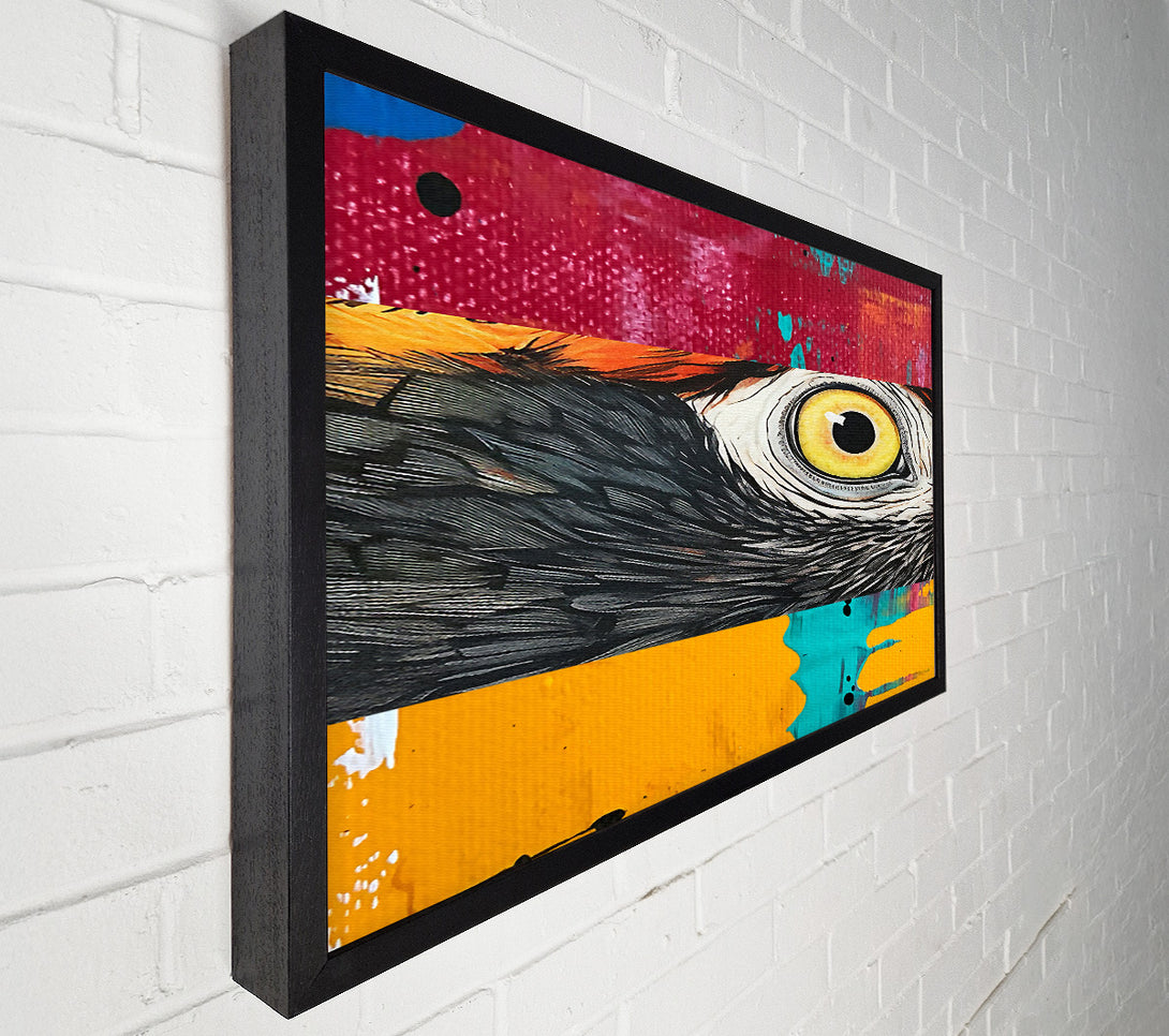  A Canvas Print of Parrot Close-Up Art Canvas Art