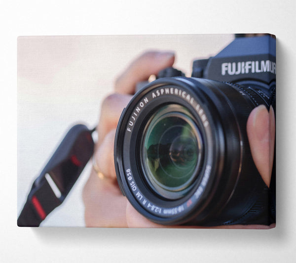  A Canvas Print of Green Lens Focus Canvas Art