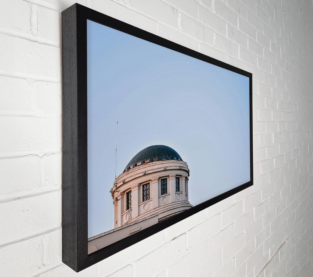  A Canvas Print of Pale Blue Dome Canvas Wall Art
