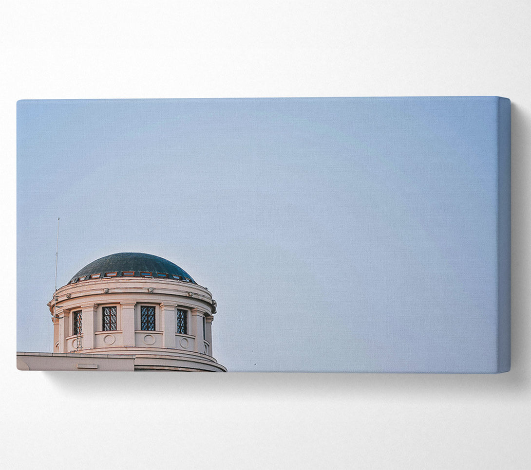  A Canvas Print of Pale Blue Dome Canvas Wall Art