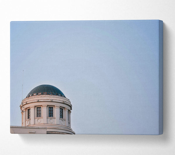  A Canvas Print of Pale Blue Dome Canvas Wall Art