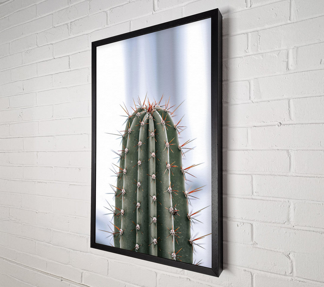  A Canvas Print of Green Spiky Defender Canvas Wall Art
