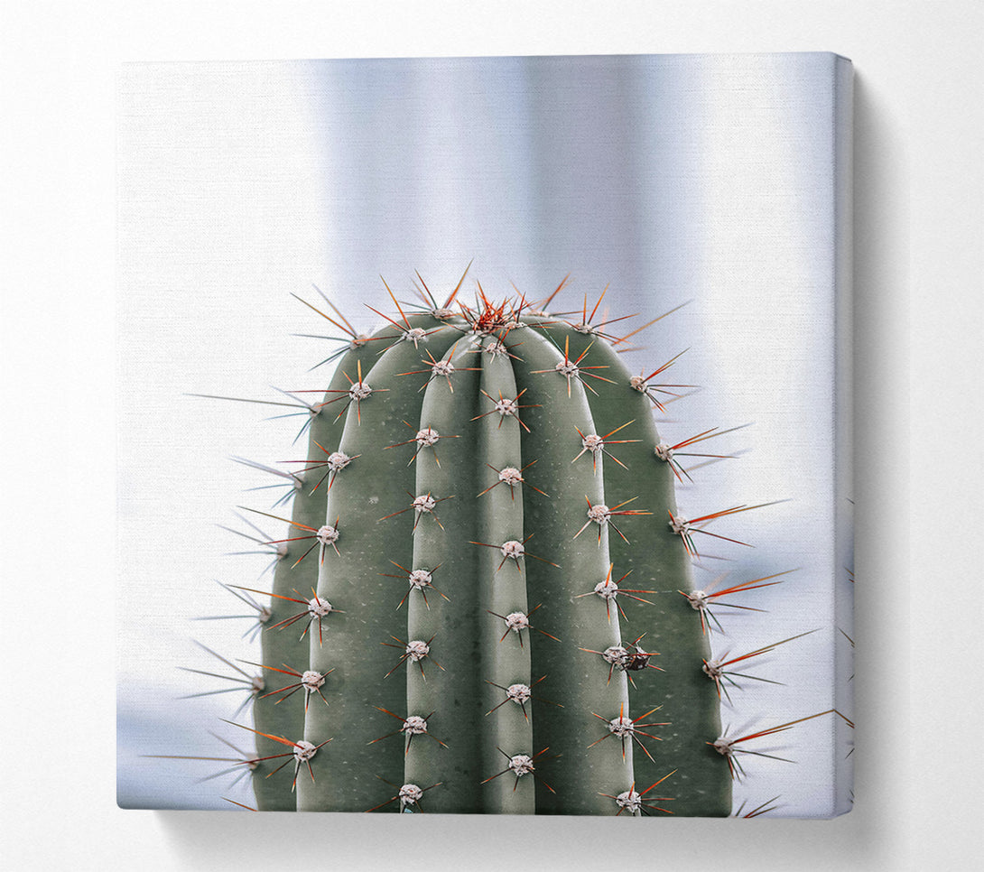  A Canvas Print of Green Spiky Defender Canvas Wall Art