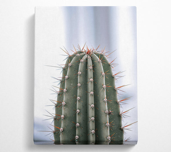  A Canvas Print of Green Spiky Defender Canvas Wall Art