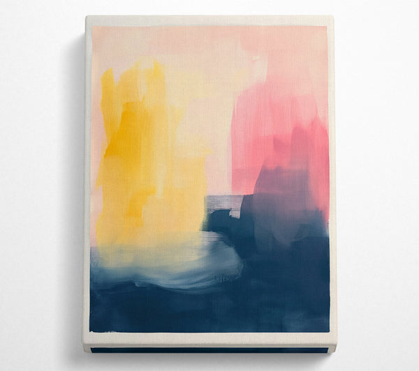 A Canvas Print of Patchwork Love Canvas Art