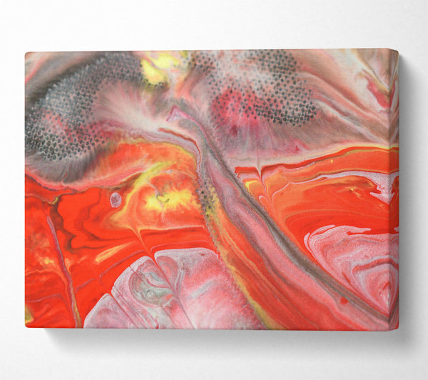  A Canvas Print of Crimson Swirls Of Fire Canvas Art
