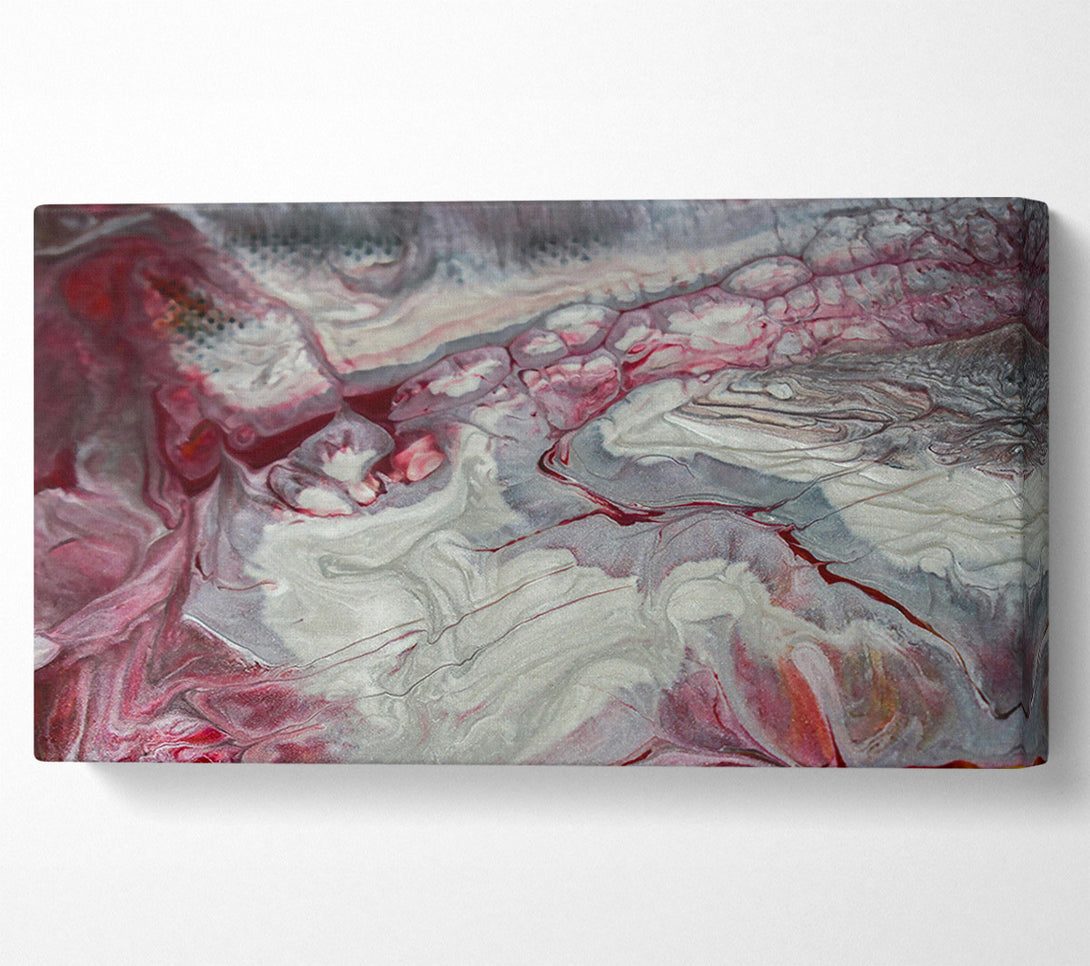  A Canvas Print of Crimson Swirls And Streams Canvas Wall Art