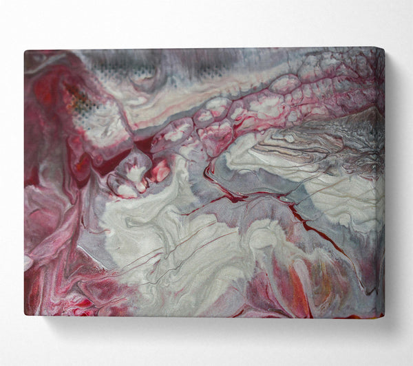  A Canvas Print of Crimson Swirls And Streams Canvas Wall Art