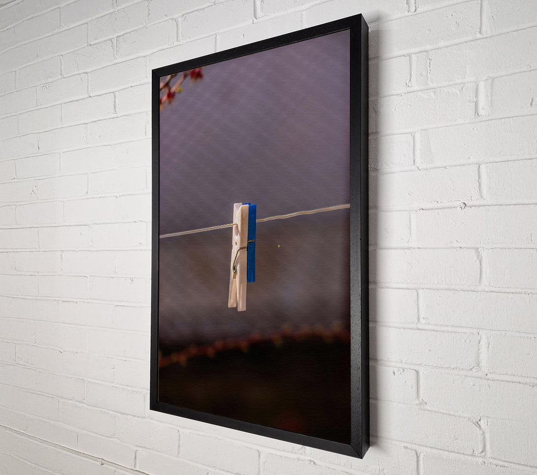  A Canvas Print of Blue And White Hold Canvas Art