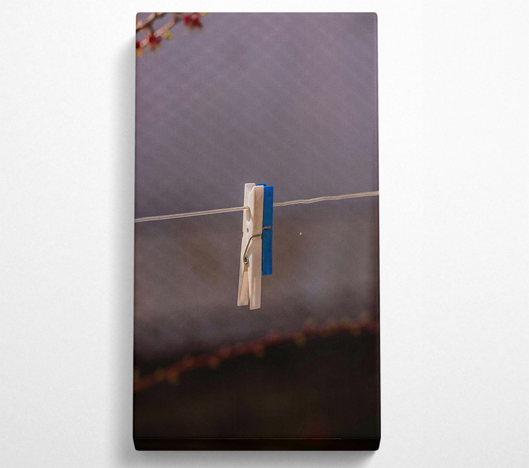 A Canvas Print of Blue And White Hold Canvas Art