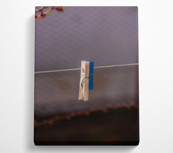  A Canvas Print of Blue And White Hold Canvas Art