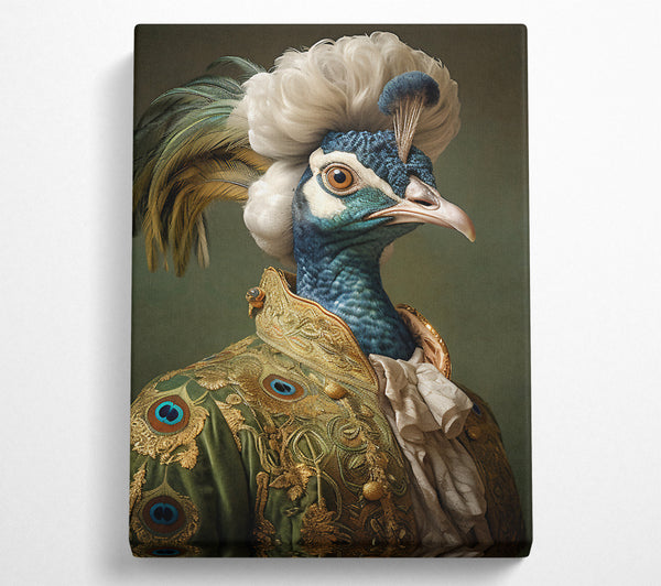  A Canvas Print of Peacock Renaissance Canvas Wall Art