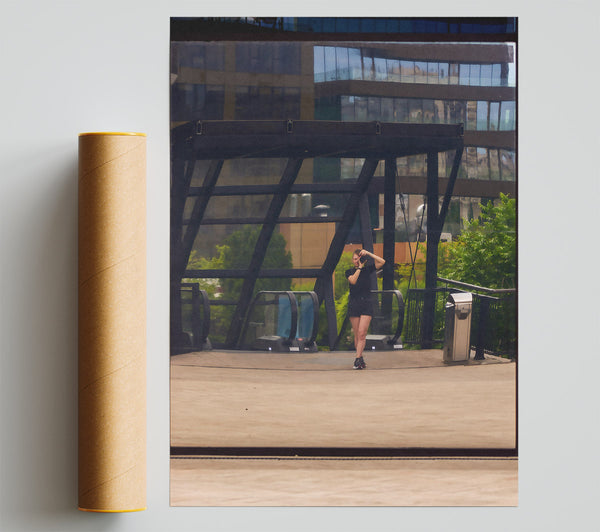 Black Mirror Reflections Print