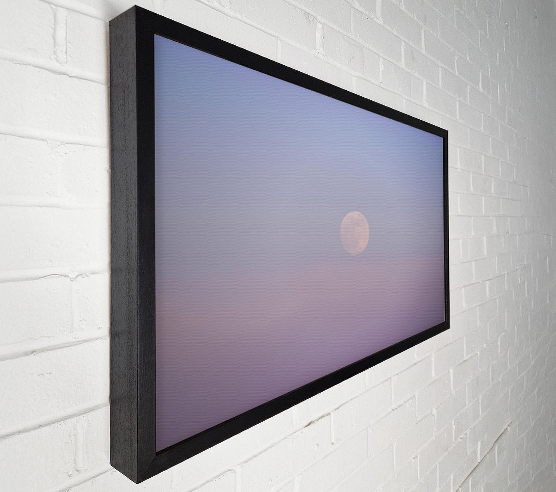  A Canvas Print of Lavender Full Moon Canvas Print