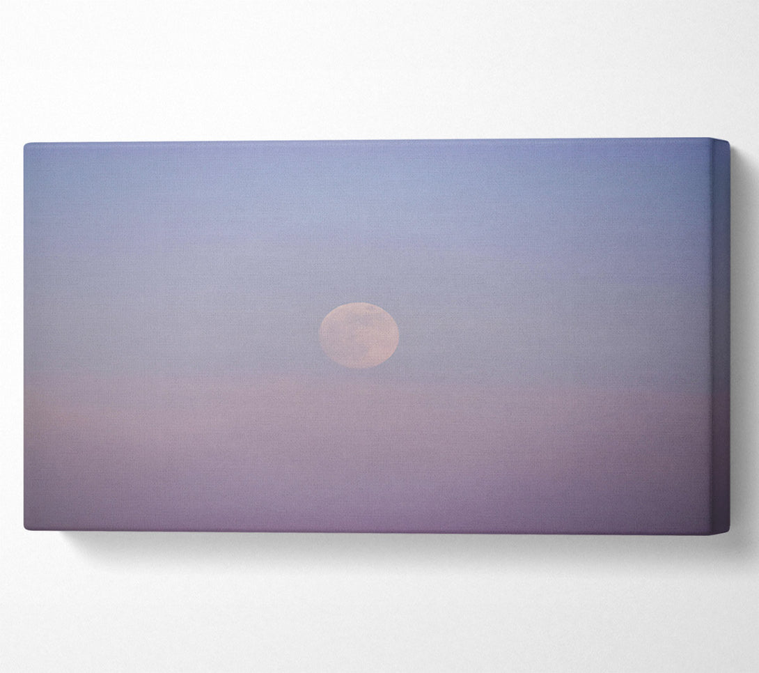  A Canvas Print of Lavender Full Moon Canvas Print