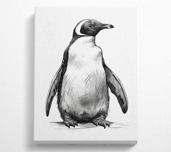  A Canvas Print of Penguin Cute Canvas Wall Art