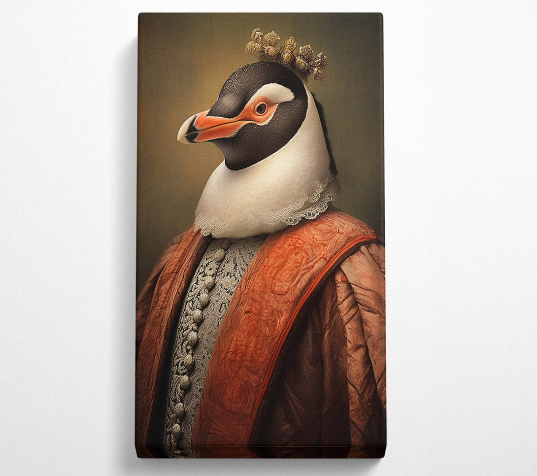  A Canvas Print of Penguin Renaissance Canvas Art
