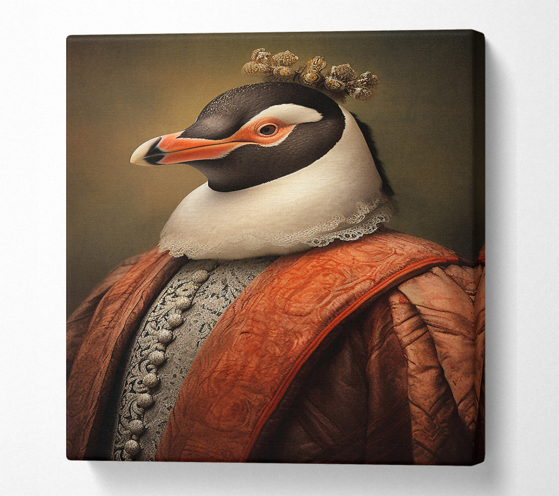  A Canvas Print of Penguin Renaissance Canvas Art